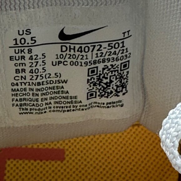 Women's Nike Air Zoom Pegasus 39 Iris Whisper DH4072-501 Women Size 10.5 / Men 9 - Picture 11 of 12